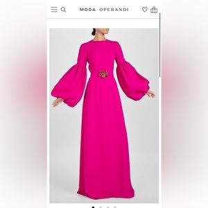 Andrew GN pink evening gown